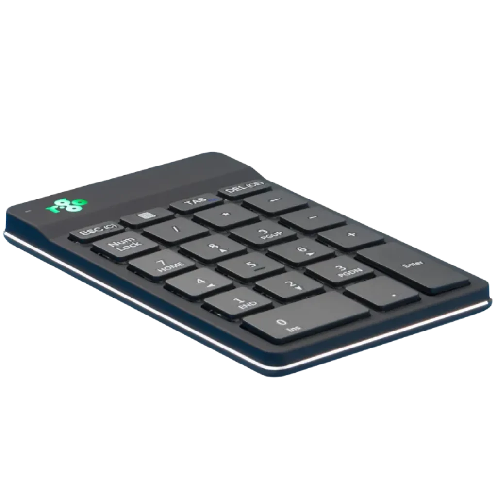 R-Go Tools Numpad Break Teclado Numérico compacto inalámbrico Bluetooth con indicador de pausa