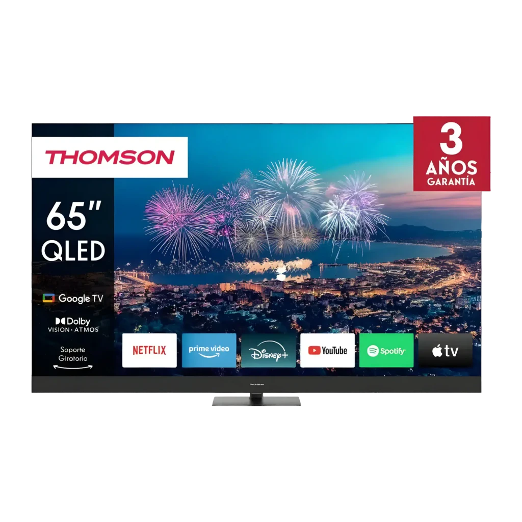 Televisor Thomson 65QG6C14 QLED Plus 65 pulgadas 4K UHD Google TV Dolby Vision