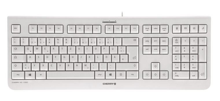 Teclado de Membrana Cherry KC 1000 Blanco