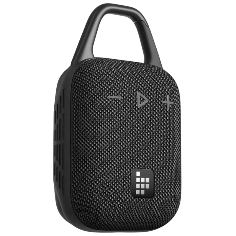 Tronsmart Mirtune H1 8W IPX7 Mosquetón Negro inalámbrico Altavoz Bluetooth