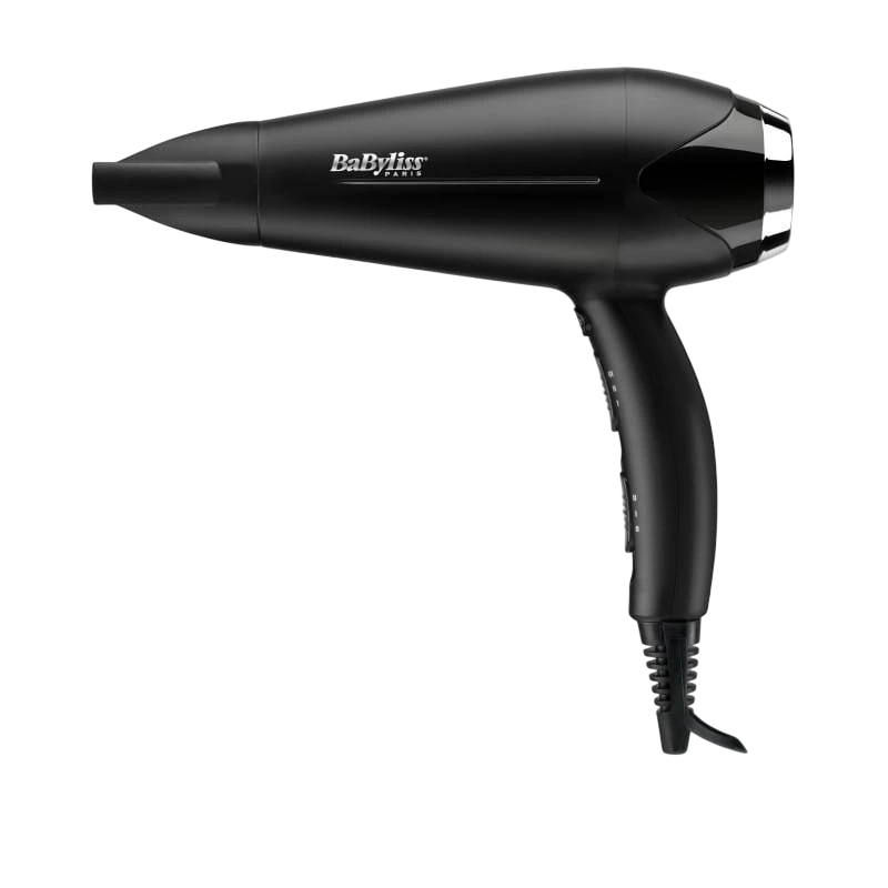 BaByliss Turbo Smooth 2200 D572DE Iónico Antiencrespamiento Negro