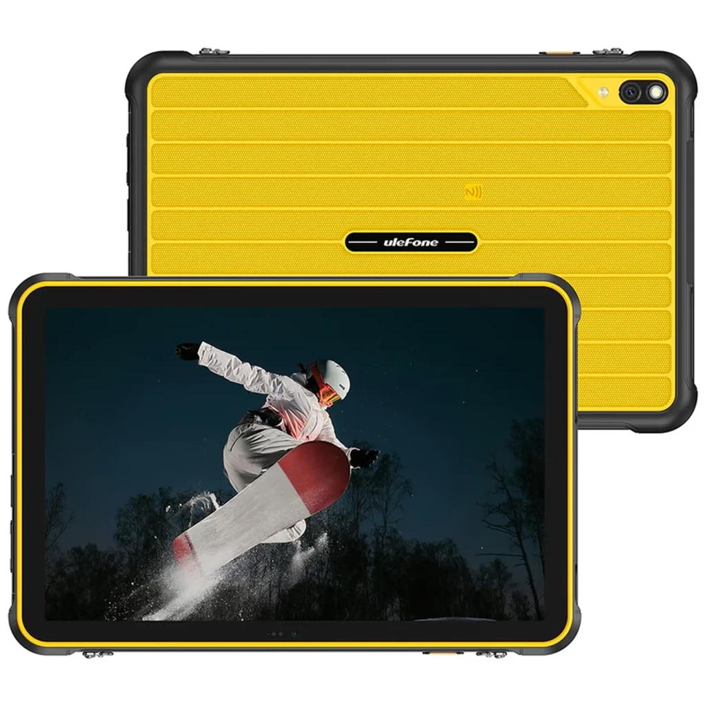 Ulefone RugKing Pad 2 Pro 4G 128GB Amarillo Triple certificado de resistencia 8GB de RAM Cámara trasera de 48 MPx