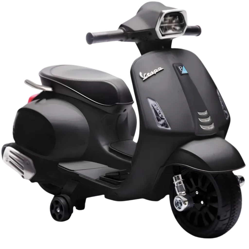 Vespa TR2502 Piaggio Moto Eléctrica Infantil 6V Negra