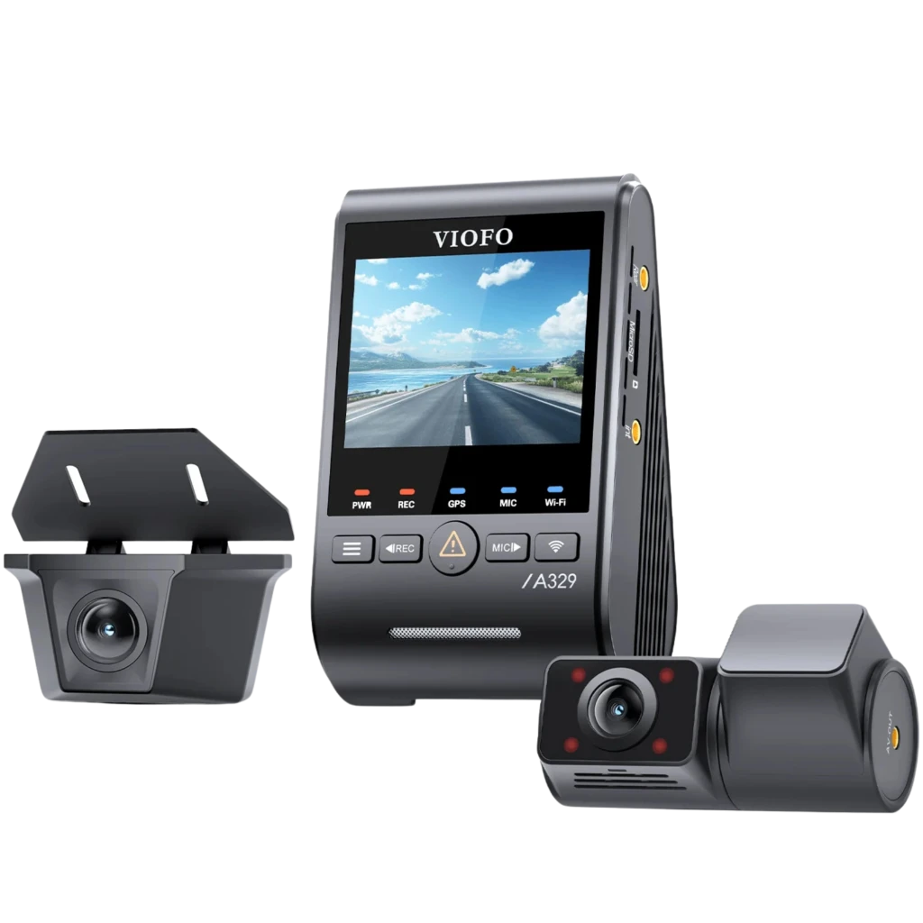 VIOFO A329SW 3CH Dashcam 4K 30fps Frontal + 2K Trasera + 2K Cabina WiFi 6 Sony STARVIS 2