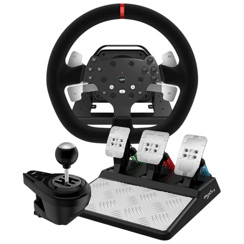PXN-V10(3IN1) Negro Volante de Carreras 3 en 1