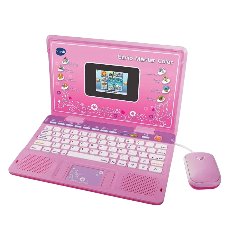 VTech Genio Máster Color Bilingüe Rosa Portátil Infantil