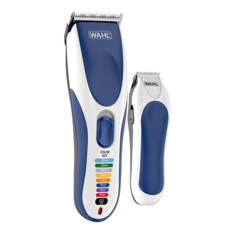 Wahl Color Pro Cordless Combo 10 Peines Azul/Blanco