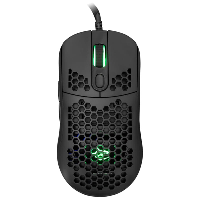 Ratón Gaming White Shark Galahad GM-5007 USB Negro 6400 DPI