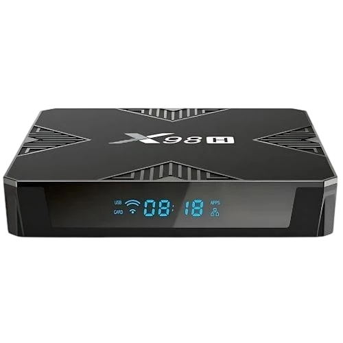 X98H H618 2GB/16GB Dual Band Bluetooth Android 12 Negro Android TV